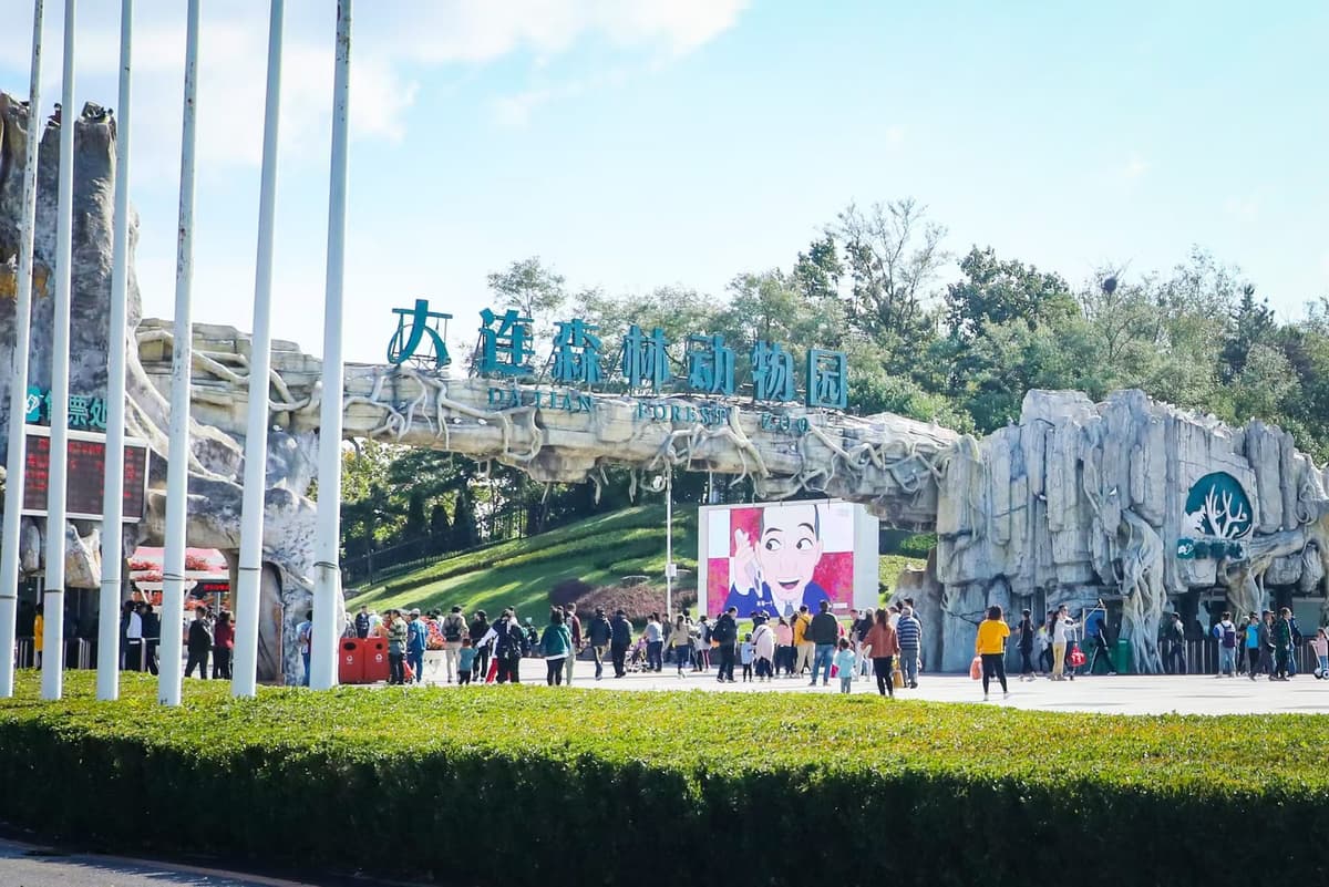 大连森林动物园现场图片