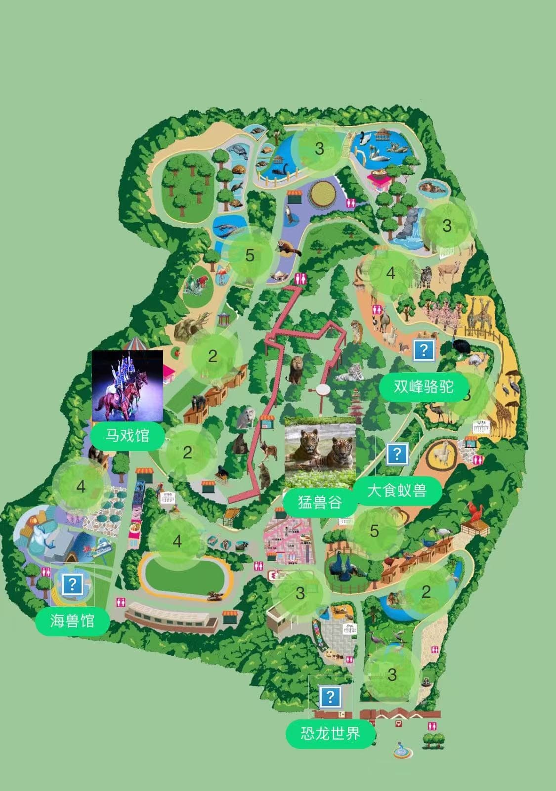 深圳野生动物园园区地图